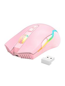 ONIKUMA CW905 Wireless - Gaming muis - Optisch - 7 knoppen - Roze met RGB