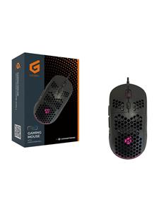 Conceptronics Conceptronic DJEBBEL04B 6D - mouse - honeycomb shell - USB 2.0 - black - Muis - Optisch - 6 knoppen - Zwart
