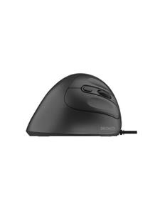 Deltaco Silent Wired Vertical Mouse 4 buttons 1000-1600 - Ergonomische muis - 4 knoppen - Zwart