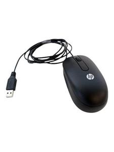 HP I USB Optical Scroll Mouse - Muis - Laser / optical - 3 knoppen - Zwart