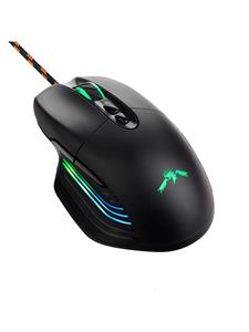 DUTZO Senshi RGB - Gaming muis - Optisch - 7 knoppen - Zwart met RGB-licht