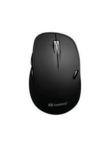 Sandberg Draadloos Muis Pro Recharge - Muis - Optisch - 6 knoppen - Zwart