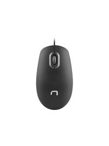 Natec Hawk - Muis - USB - Zwart - Muis - Laser - 3 knoppen - Zwart