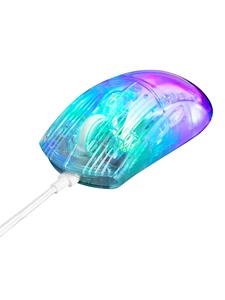 Deltaco DM330 - Transparent - Gaming muis - 6 knoppen - Transparent