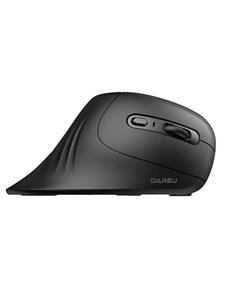 Dareu Magic Hand mouse Right-hand RF Wireless + Bluetooth Optical 1600 DPI - Vertical mouse - 6 knoppen - Zwart