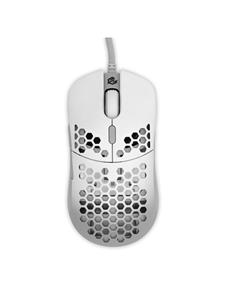G-Wolves Hati Gaming muis - Wit/grijs Matte - Gaming muis - Optisch - 6 knoppen - Wit
