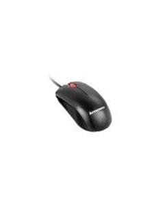 Lenovo  mouse - USB - Muis - Laser - 3 knoppen - Transparent