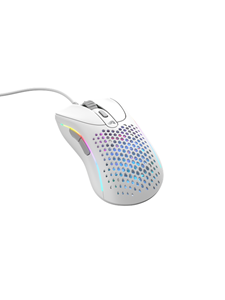Glorious Model D 2 Wired - Matte White - Gaming muis - Optisch - 5 knoppen - Wit