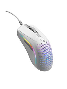 Glorious Model O 2 Mini - Matte White - Gaming muis - Optisch - 5 knoppen - Wit met RGB-licht