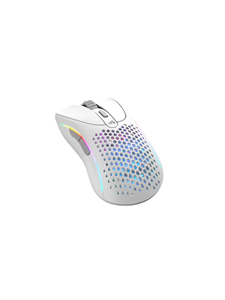 Glorious Model D 2 Wireless - Matte White - Gaming muis - Optisch - 5 knoppen - Wit