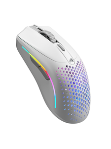 Glorious Model O 2 Mini Wireless - Matte White - Gaming muis - Optisch - 5 knoppen - Wit met RGB-licht