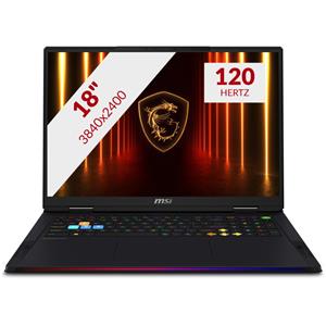 MSI Raider 18 HX AI A2XWIG-230NL 18'' Copilotplus gaming laptop