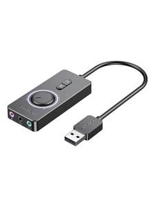 Vention External USB 2.0 audio card 1m (black)