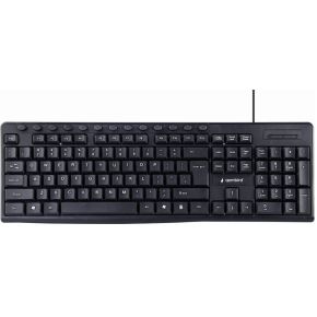 Gembird KB-UM-107 - keyboard - US - black - Toetsenbord - Engels - VS - Zwart
