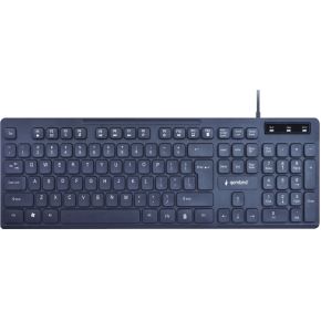Gembird KB-MCH-04 - Toetsenbord - US - Zwart - Toetsenbord - Engels - VS - Zwart