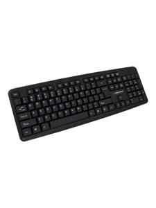 Esperanza STANDARD WIRED KEYBOARD USB AMARILLO - Toetsenbord - Zwart