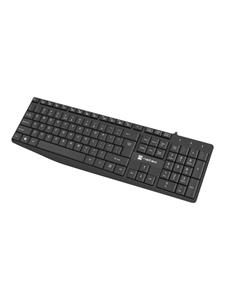 Natec Nautilus - Toetsenbord - QWERTY - US - Zwart - Toetsenbord - Engels - VS - Zwart