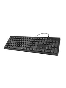 Hama KC-200 Basic Keyboard black QWERTZ - Toetsenbord - Duits - Zwart