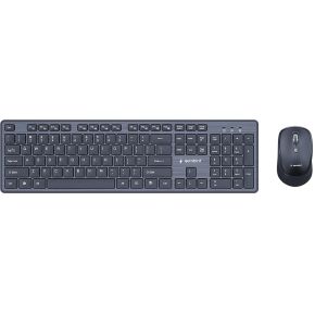Gembird  keyboard and mouse set full size - QWERTY - US - black Input Device - Keyboard and mouse set - Engels - VS - Zwart