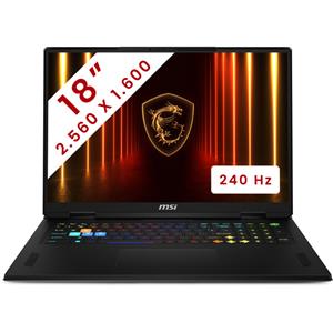 MSI Vector A18 HX A9WHG-017NL 18'' gaming laptop