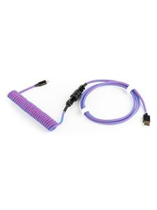 DUTZO Coiled Aviator USB-C cable - Paars - Upgrade Accessoires - Paars