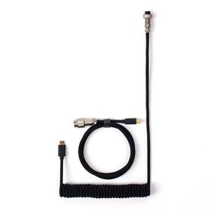 Keychron Custom Coiled Aviator USB-C Cable - Zwart - Upgrade Accessoires - Zwart