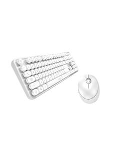 Mofii Wireless keyboard + mouse set Sweet 2.4G (white) - Keyboard and mouse set - Wit