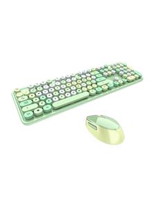 Mofii Wireless keyboard + mouse set Sweet 2.4G (green) - Keyboard and mouse set - Groen
