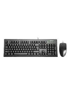 A4Tech KM-72620D - Keyboard and mouse set - Engels - VS - Zwart