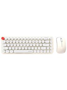 Mofii Wireless - Keyboard and mouse set - Engels - Wit