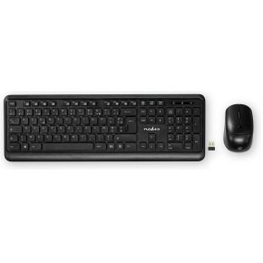 Nedis  keyboard and mouse set - AZERTY - French - black - Keyboard and mouse set - Frans - Zwart