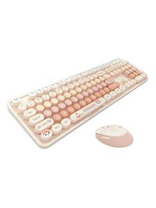 Mofii Wireless - Keyboard and mouse set - Engels - Oranje