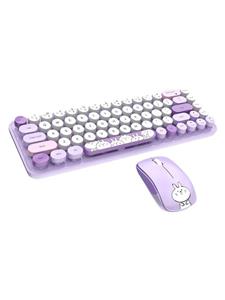 Mofii Wireless - Keyboard and mouse set - Paars