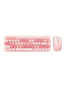 Mofii Wireless - Keyboard and mouse set - Engels - Roze