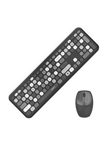Mofii Wireless Keyboard + Mouse Set - Black - Keyboard and mouse set - Engels - Zwart