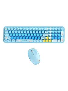 Mofii Wireless - Keyboard and mouse set - Blauw