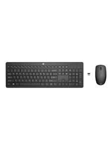 HP 235 - Keyboard and mouse set - Engels - Zwart