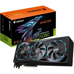 GIGABYTE AORUS GeForce RTX 5080 MASTER 16G grafische kaart