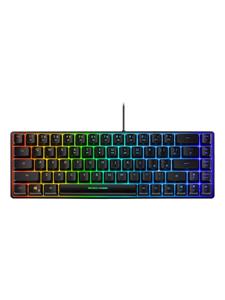Deltaco GAM-158-US membrane 60% mini RGB US semi-transparent black - Gaming toetsenbord - Engels - VS - Zwart
