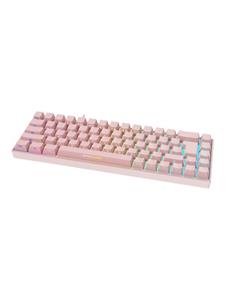 Deltaco GAMING PK95R Wireless Keyboard (UK) - Gaming toetsenbord - Engels - VK - Roze