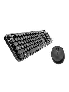 Mofii Wireless Keyboard + Mouse Set - Black - Keyboard and mouse set - Zwart
