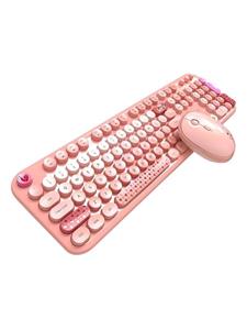 Mofii Wireless Lovely - Keyboard and mouse set - Roze
