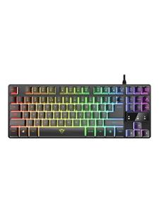 Trust Gaming GXT 833 Thado TKL - Gaming toetsenbord - Noords - Zwart