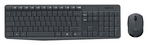 Logitech MK235 - Toetsenbord and Muis set - Czech - Keyboard and mouse set - Tsjechisch - Zwart