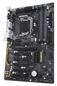 Nippon-Mart GIGABYTE ATX Mining-moederbord Intel B250 MB4214 GA-B250-FinTech [met chipset]