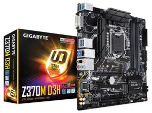 Nippon-Mart GIGABYTE Z370M D3H moederbord Intel Z370 MB4163 M-ATX [met chipset]