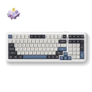MCHOSE K99 Navy Blue Hyacinth Wireless Gasket Mount Mechanical toetsenbord