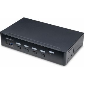 StarTech.com 4-Port DisplayPort KVM Switch 4K 60Hz TAA Compliant - KVM / audio / USB switch - 4 ports - TAA Compliant