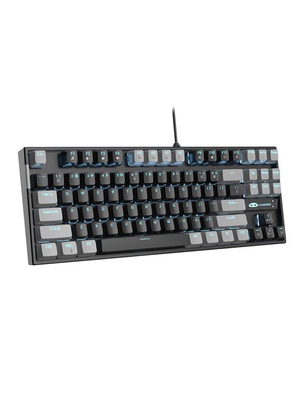 MageGee MK-STAR Wired Keyboard - Gray-Black - Toetsenbord - Zwart