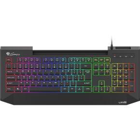Natec Genesis Lith 400 RGB - Toetsenbord - Engels - VS - Zwart